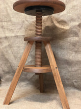 Industrial corkscrew stool